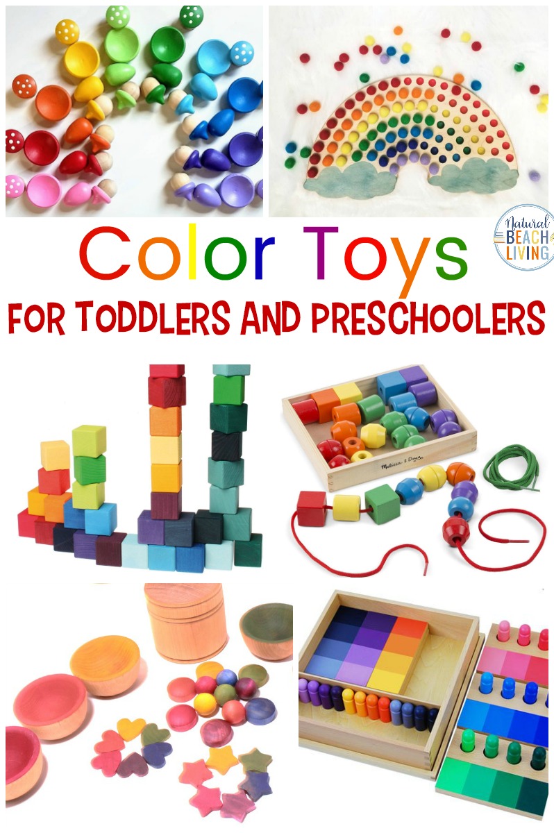 Can 2 year olds see color?
