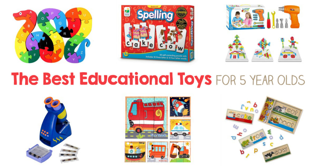 30+ best Educational Toys for 5 year olds! They focus on many different skills and activities, Give the gift of learning, combined with fun, and watch how they'll love to explore and continue to feed their minds with these educational toys, Montessori Toys, STEM Toys, Art Supplies and so much more. 