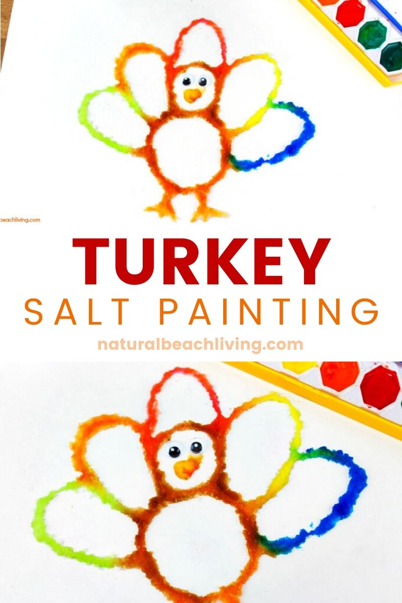 These Turkey Crafts for Kids are so much fun! They're all super cute and Easy Thanksgiving Crafts for all ages. These Thanksgiving Preschool Activities include Fall Slime, Turkey Salt Painting, turkey handprint crafts, turkey paper plate crafts, and so many more preschool crafts.