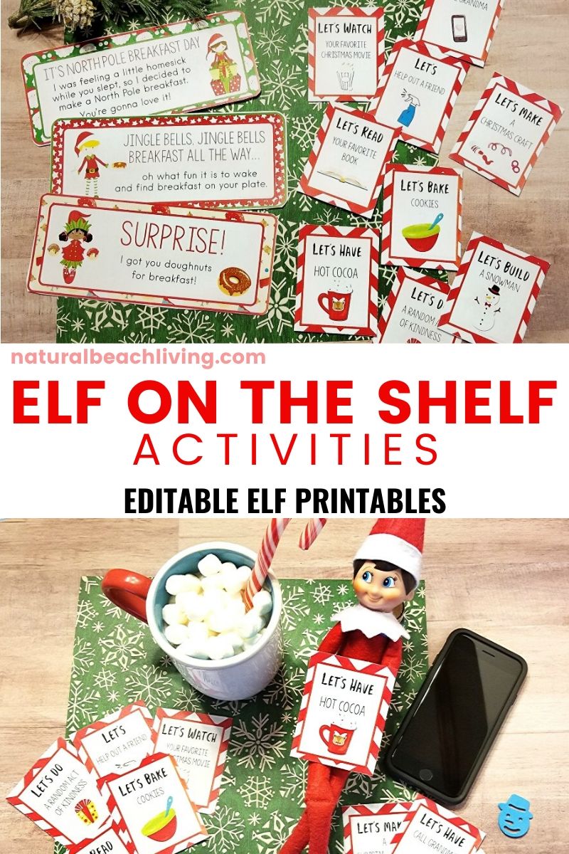 Elf on the Shelf Printable Activities