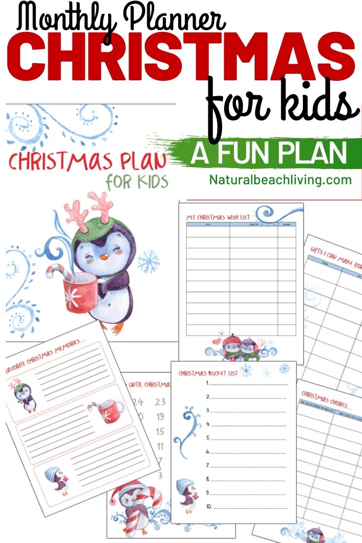 Free Christmas Planner for Kids – The Best Printable Christmas Activities