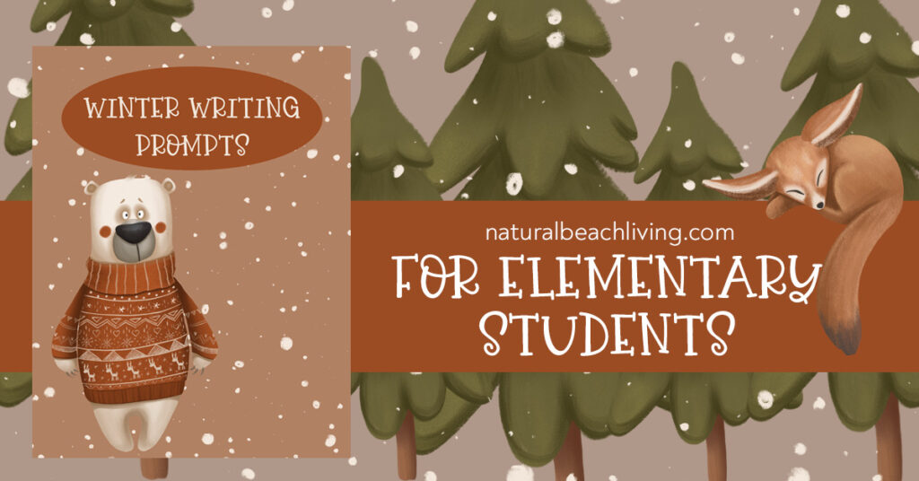 These winter writing prompts are the perfect way to encourage writing and indoor activities during the cold winter months. Plus, they're free printables for kids, Free Winter Writing Prompts for Kids is a great way for kids to use their imagination and write while keeping it exciting.