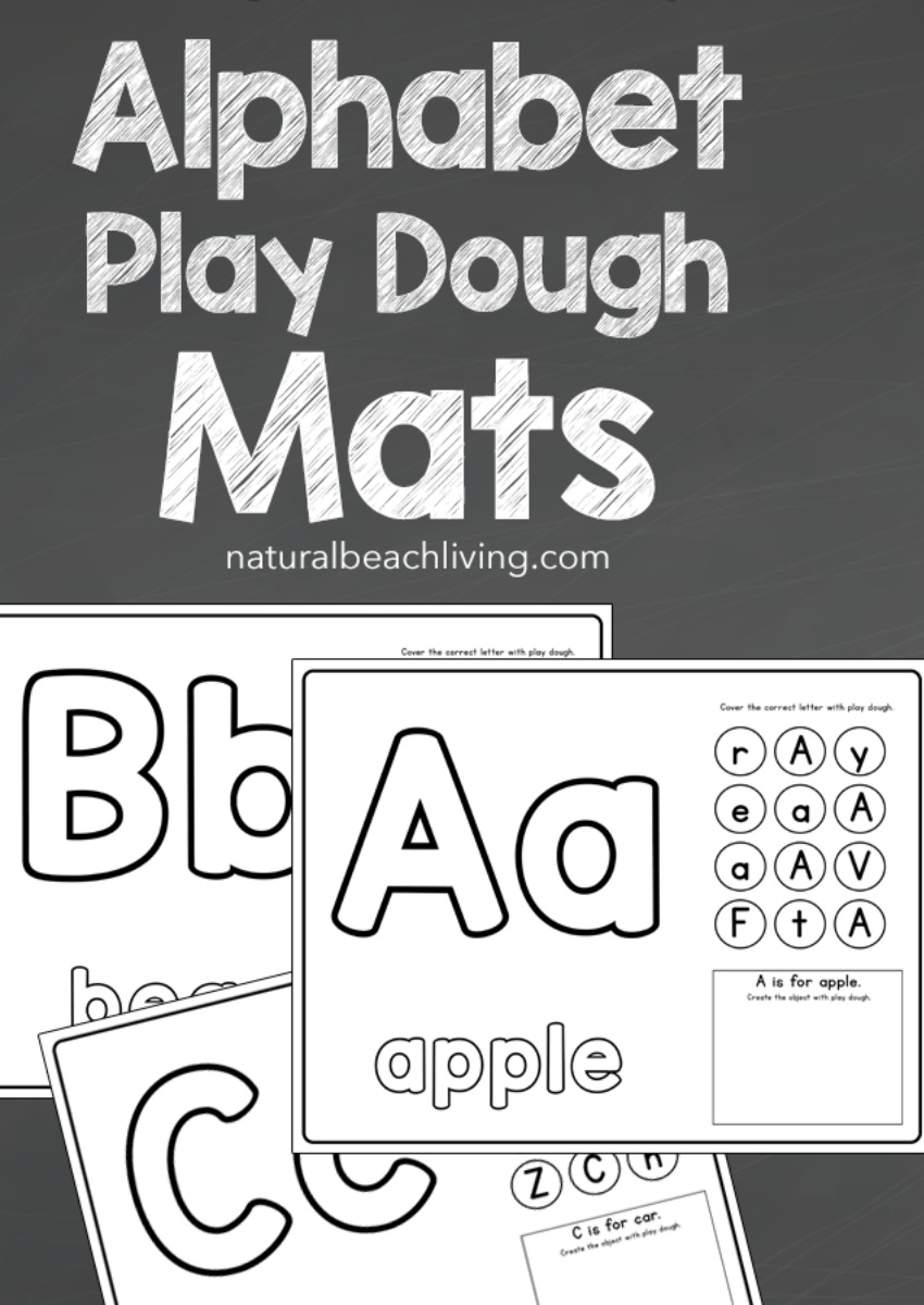 Alphabet Playdough Mats Printable Worksheets