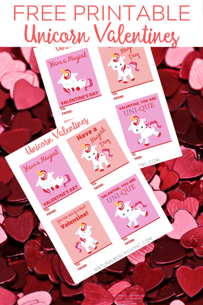 Free Unicorn Valentine Cards Perfect for Kids