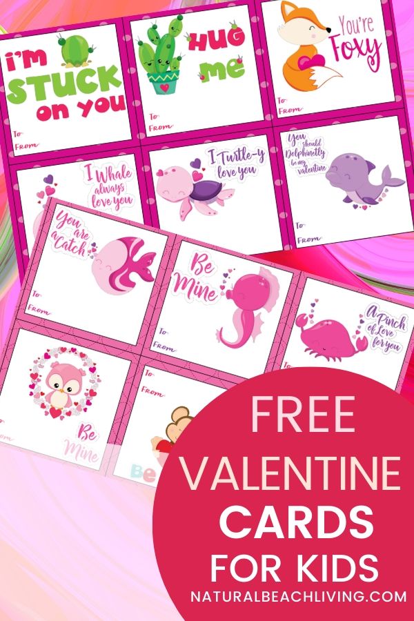 Check out these adorable Preschool Valentine's Day Cards, You'll find 12+ Free Printable Valentine Cards for Kids, Practice handwriting and fine motor skills with your preschooler plus hand out a sweet Valentine card to a friend. Preschool Valentine Cards for a Non Candy Valentine's Day Idea