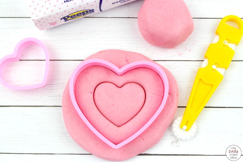 Just when you thought you'd made every type of playdough this Valentine Edible Peeps Playdough is just what you need! Simple to make homemade playdough recipe with only 3 ingredients! This is an Easy playdough recipe, no-cook playdough recipe kids love playing with.