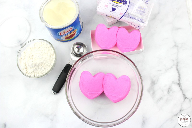 Just when you thought you'd made every type of playdough this Valentine Edible Peeps Playdough is just what you need! Simple to make homemade playdough recipe with only 3 ingredients! This is an Easy playdough recipe, no-cook playdough recipe kids love playing with.