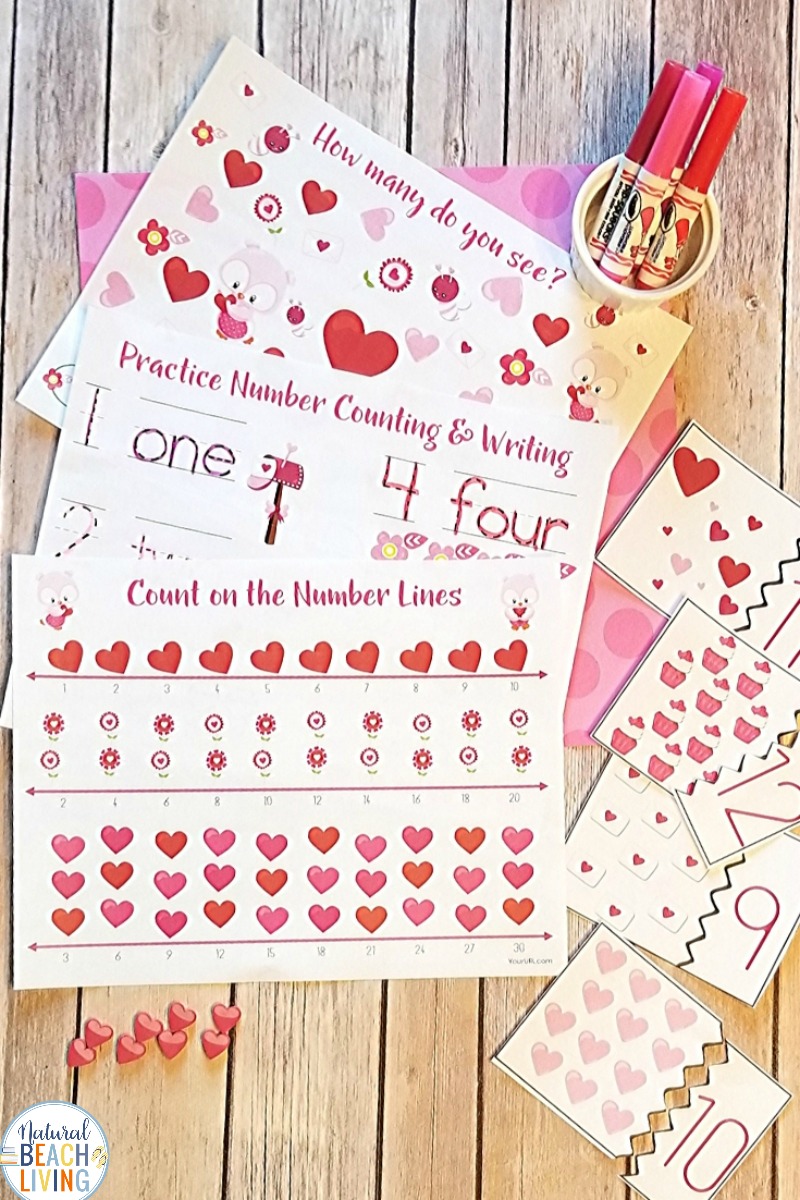 Valentine’s Day Math for Preschoolers