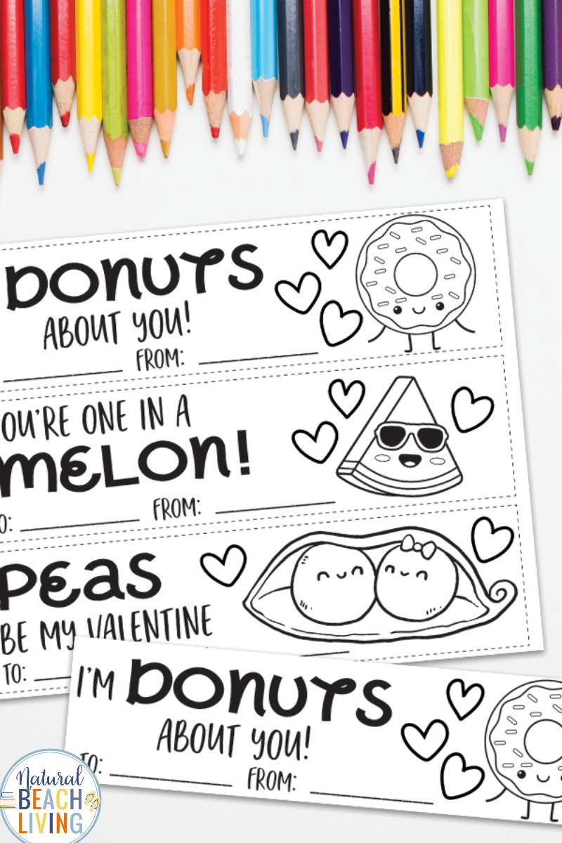 Valentine Printable Bookmarks for Kids - Coloring Bookmarks