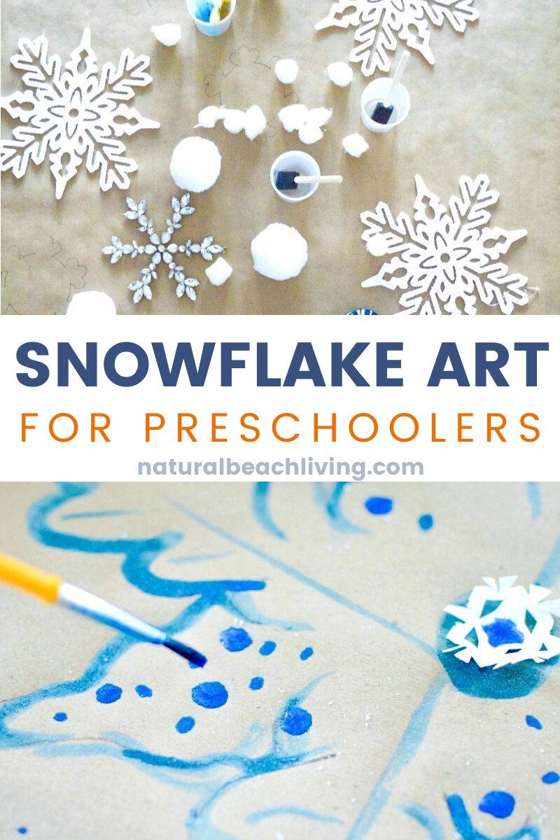 Snowflake Art for Preschool and Kindergarten