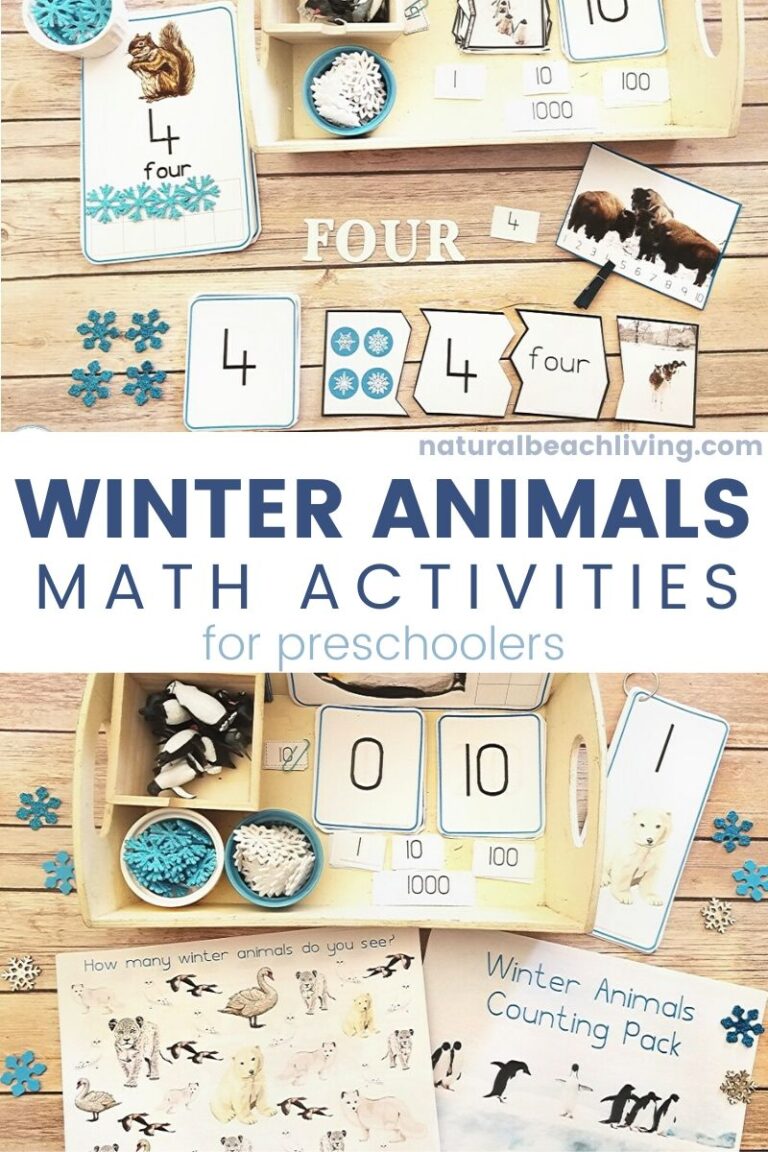 Montessori Math Activities for Preschool and Kindergarten - Natural ...