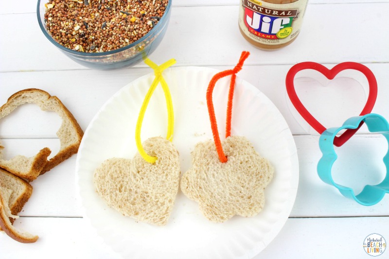 These peanut butter bird treats are so much fun to make. Plus, the birds love them! With just 3 simple ingredients needed, these are so easy to make! The best thing about these bird seed ornaments is it's kid-friendly.