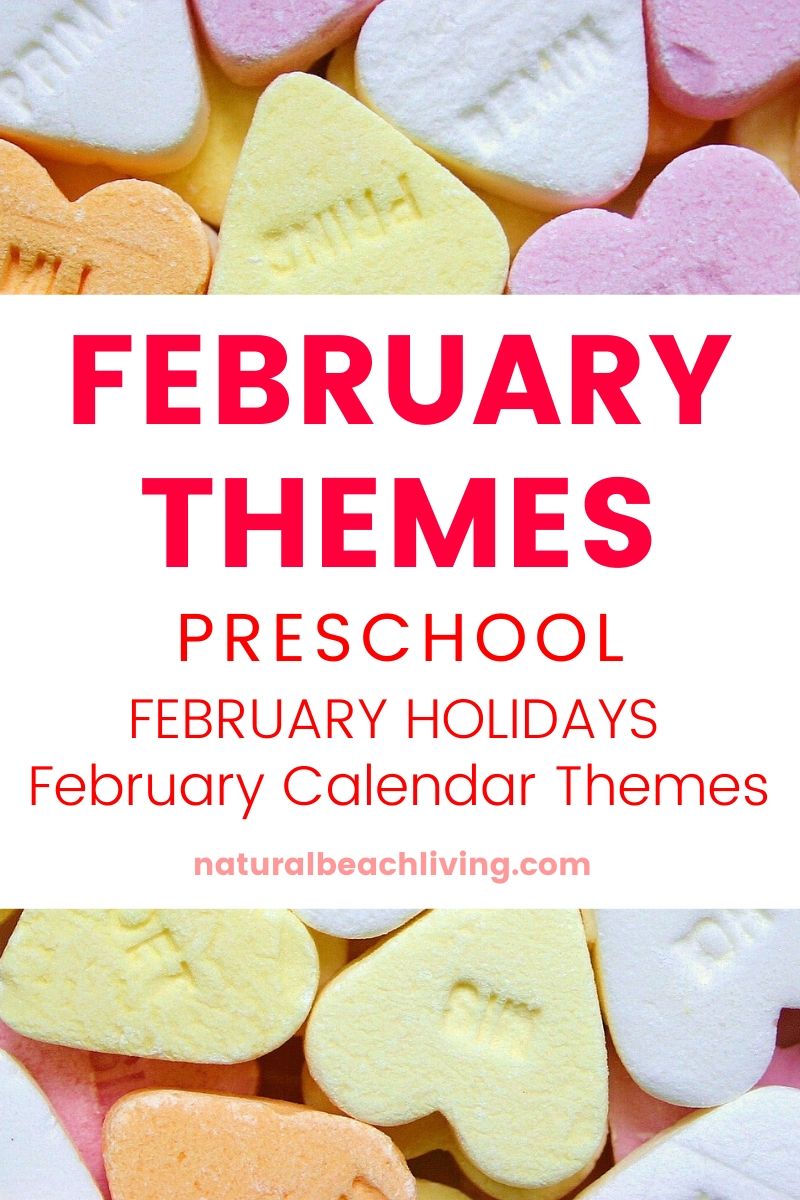 February Themes, Holidays and Activities