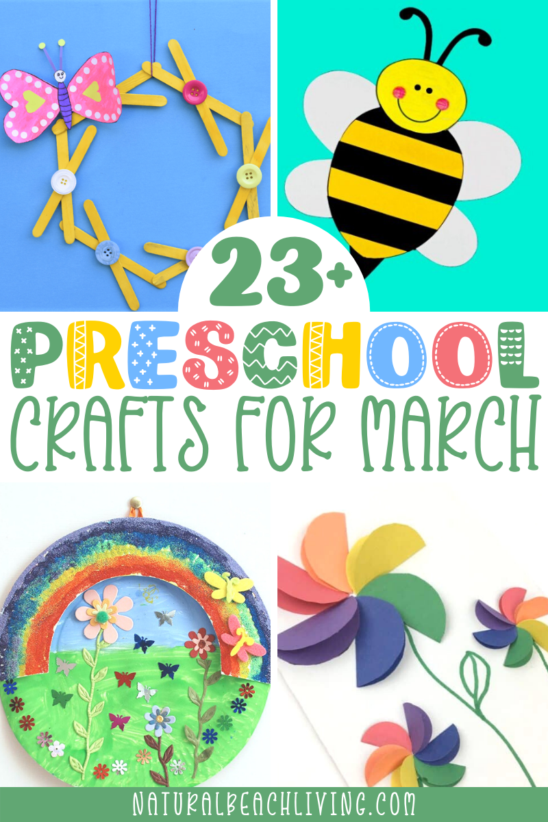 25+ March Preschool Crafts and Activities Everyone Will Love