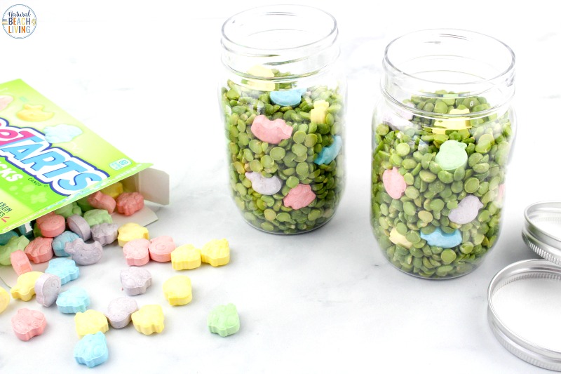 These Easter I Spy Sensory Bottles are fun for kids to make and play with. They're the perfect addition to any Easter basket, too! Easter Seek and Find Bottles are a fun game for toddlers and preschoolers. Spring Sensory Bottles and Find it Bottles for Easter activities.