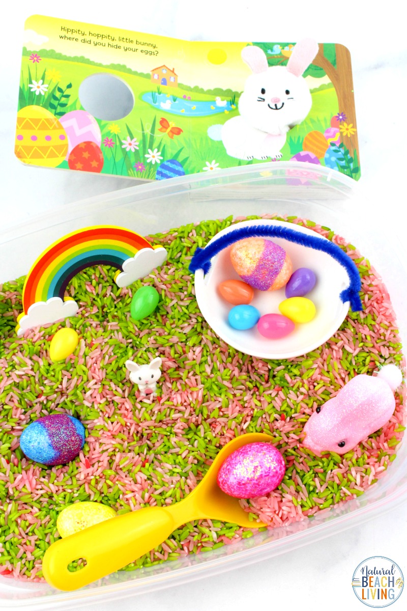 Bunny Sensory Bin for Toddlers and Preschoolers