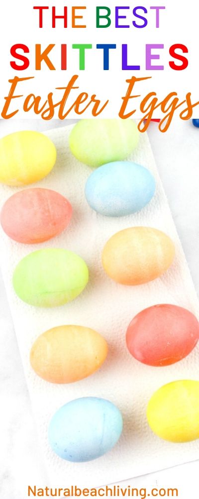Are you ready to see How to Dye Easter Eggs with Skittles? If so, you're in the right place! This simple Easter Science Experiment will show you exactly how! Candy Science is so fun for kids of all ages. Try this Easy Egg Decorating Ideas with your kids.