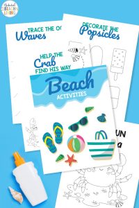 Preschool Beach Printables and Activities - Natural Beach Living