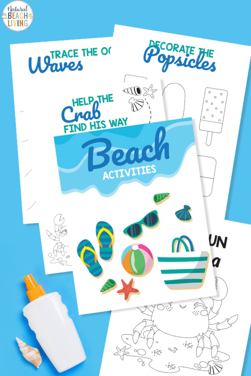 Preschool Beach Printables and Activities