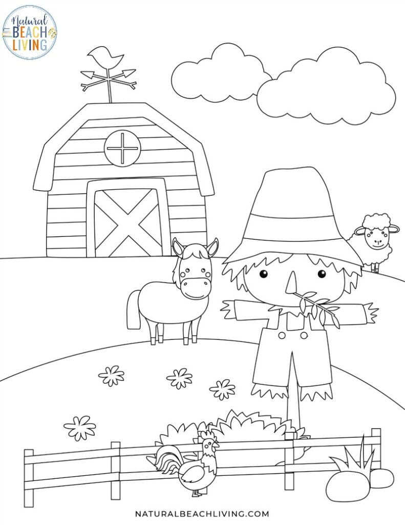 Check out these Farm Printable Activities for kids. They're a great resource to learn all about farms and farm animals. Add these to a Farm Preschool Theme to have Free Farm Themed Coloring Pages and Farm Printables for Preschool and Kindergarten. Farm Activities for Kids are great for spring and summer activities  