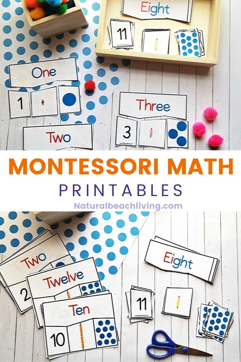 Montessori Math Activities for Preschool and Kindergarten