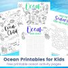 Free Printable Ocean Activity Pages for Preschoolers and Kindergarten ...