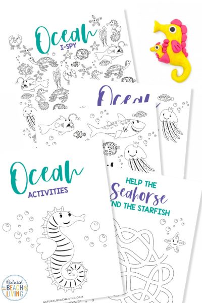 Free Printable Ocean Activity Pages for Preschoolers and Kindergarten ...