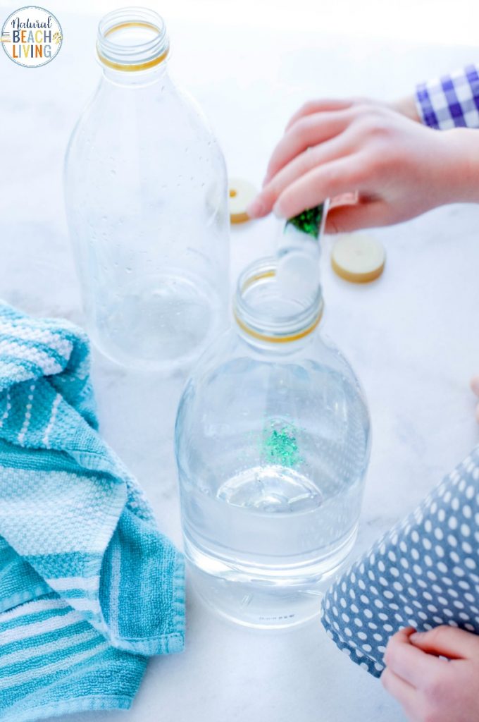 This super cool tornado in a bottle activity is so exciting for preschoolers and kindergarten. Add a Tornado Experiment to your weather preschool theme or weather science unit study for fun and educational hands on learning.