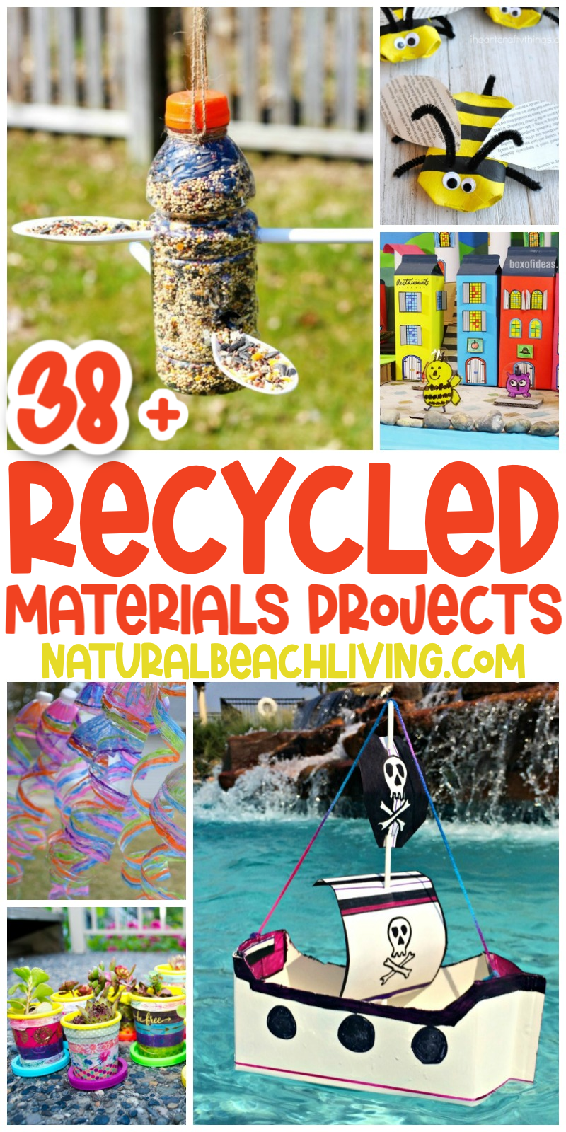10 examples of recyclable materials, Learn how to recycle and where to recycle, Plus check out all of the great ways you can reuse recycled materials. Recycled Materials Projects