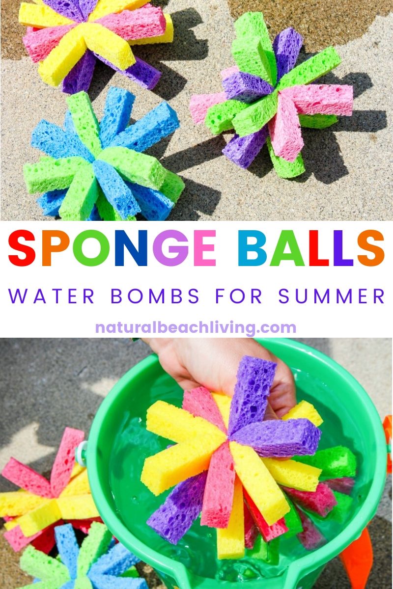 How to Make Super Soaker Sponge Balls Kids Will Love, These DIY Sponge Balls and Sponge Water Bombs are the Perfect Summer activities, Water Activities for Kids that are cheap and easy, Summer Activities for Kids with DIY SPLASH Balls are a Perfect Summer Party Idea too