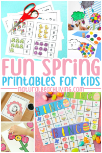70+ Spring Printable Activities for Kids - Natural Beach Living