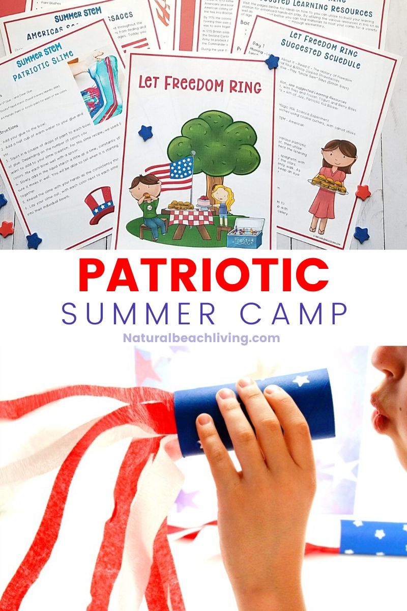 Patriotic Summer Camp at Home