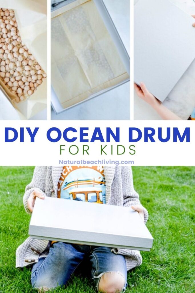 Make your own DIY ocean drum craft. Ocean drums are a fun homemade musical instrument for kids of all ages. This is a perfect ocean activity or a fun idea for a beach theme too. Learn the Benefits of Playing Instruments and see other Music activities for preschoolers