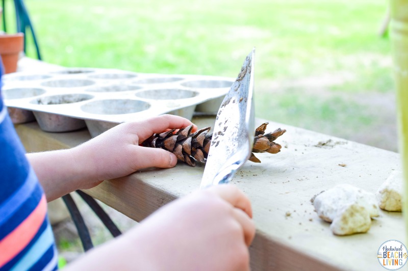 How to create an Easy DIY Backyard Play Area on a budget that is lots of fun without the costs. This DIY science table and mud kitchen is perfect for outdoor STEM Projects and kids play spaces, learn how to use recycled materials for play, and exploring. Let's create a natural play space for kids that they LOVE.