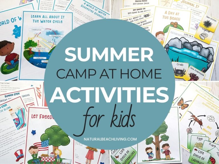 45+ Ocean Summer Camp Theme Activities - Natural Beach Living
