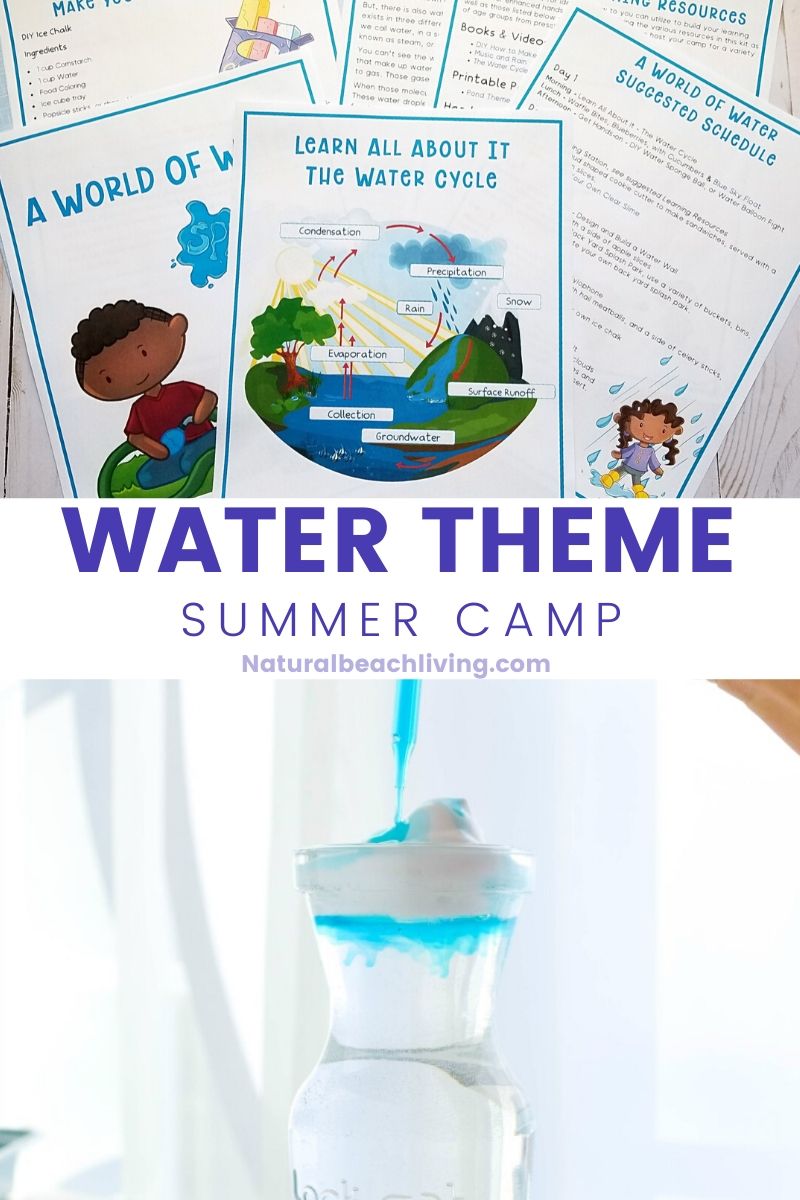 Water Theme Activities for Summer Camp at Home