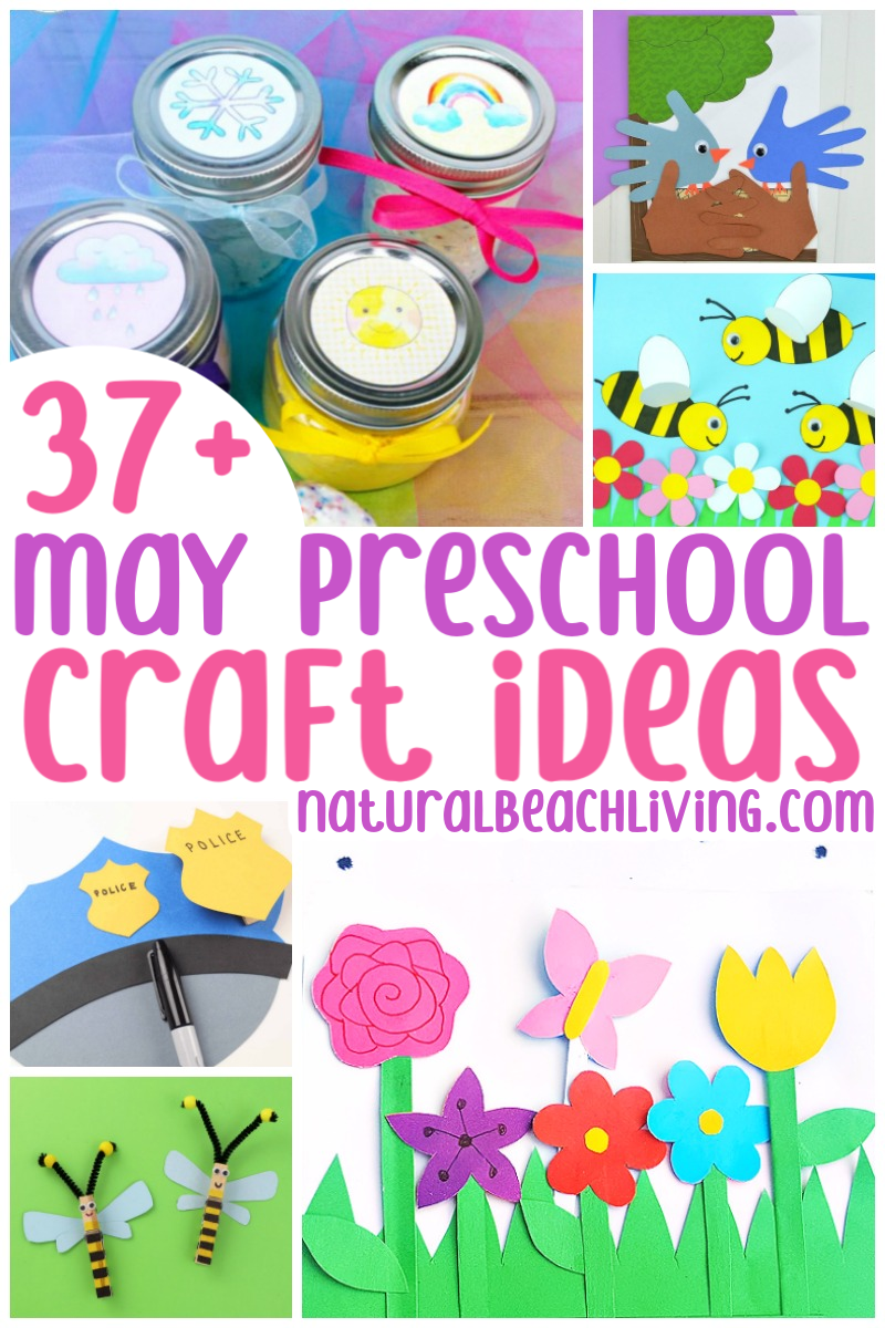 37+ May Preschool Crafts – Spring Art and Craft Activities