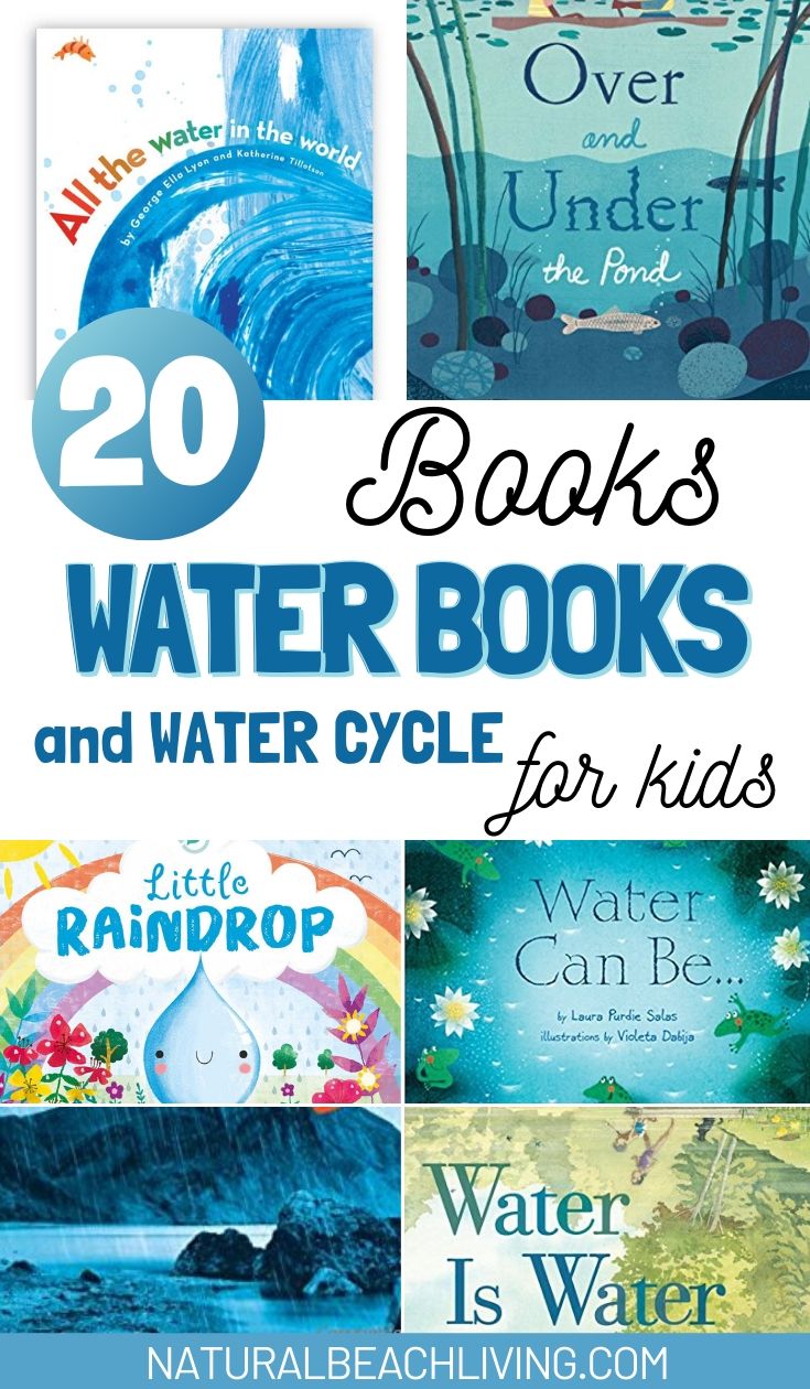 20+ Water Books for Kids and Water Cycle Books