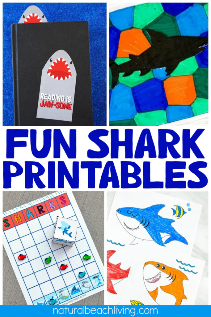 33+ Shark Printables for Kids. Need some easy ways to make Shark Week Fun with kids? These shark printables and shark templates are full of activities, crafts, shark facts, games & coloring pages for any Ocean Theme or shark week activities