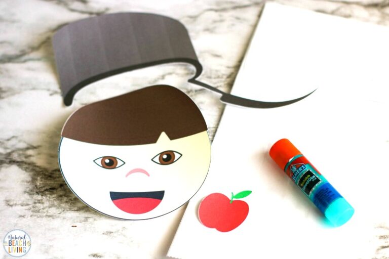 Johnny Appleseed Craft Paper Bag Puppet - Natural Beach Living