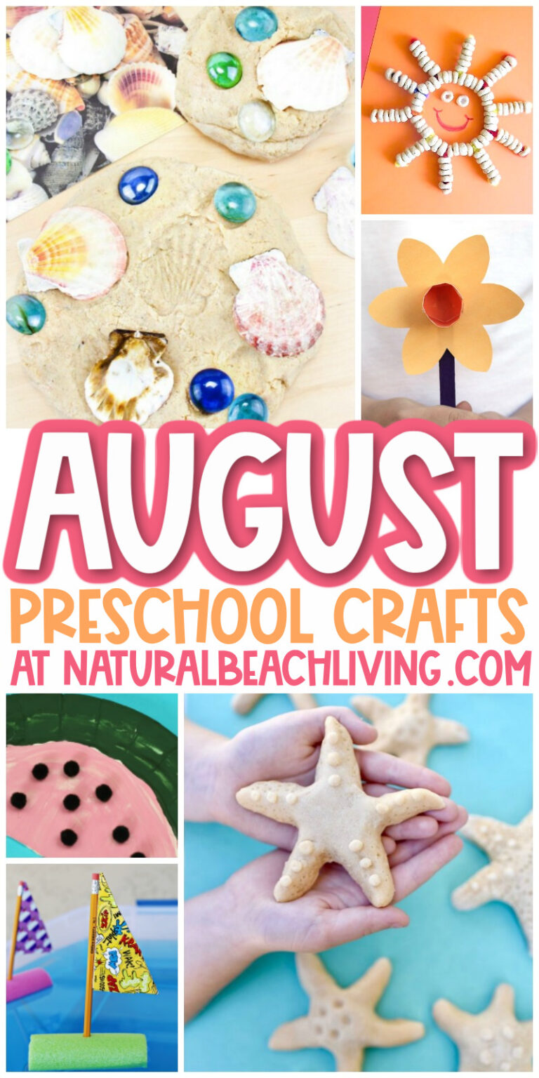 40+ August Preschool Crafts - Summer Art and Craft Activities - Natural ...