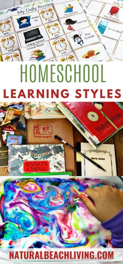 Homeschooling Students With Different Learning Styles like Visual, Auditory and Kinesthetic. Plus The Best Homeschool Curriculum and resources for each learning style. Homeschool Methods and Tips for every learner