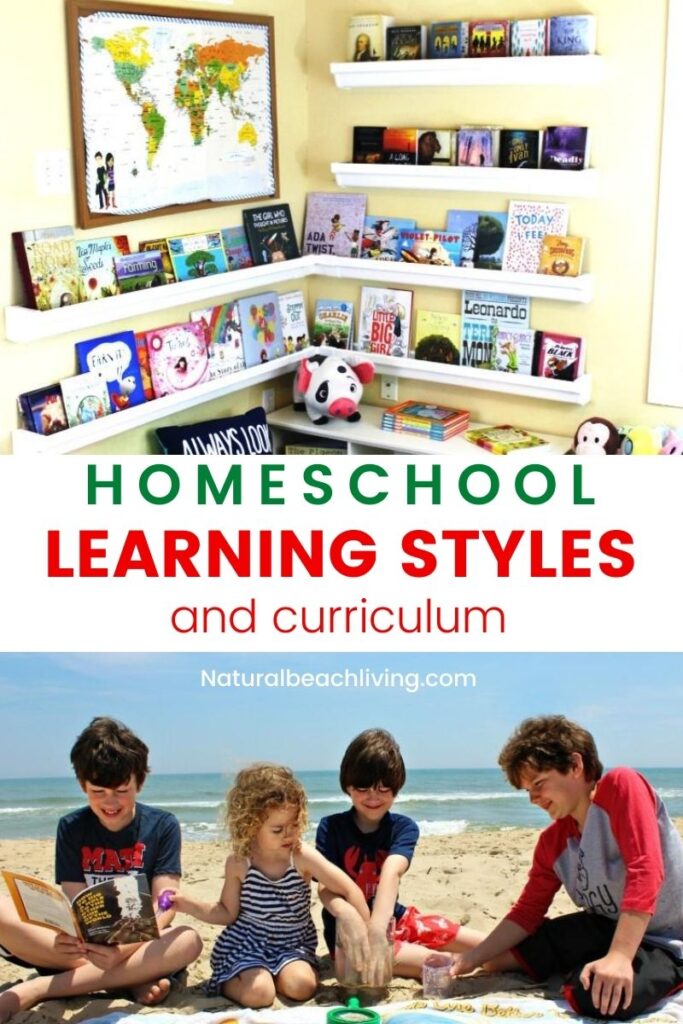Homeschooling Students With Different Learning Styles like Visual, Auditory and Kinesthetic. Plus The Best Homeschool Curriculum and resources for each learning style. Homeschool Methods and Tips for every learner