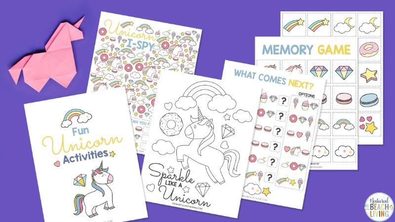 Unicorn Activities Printables for Kids, Practice Skills and Have Fun with these magical Unicorn Activities, find super cute and free Unicorn Activities to Print, with Unicorn Coloring Pages, Games, and perfect ideas for a Unicorn Theme or Unicorn Activities for a Party