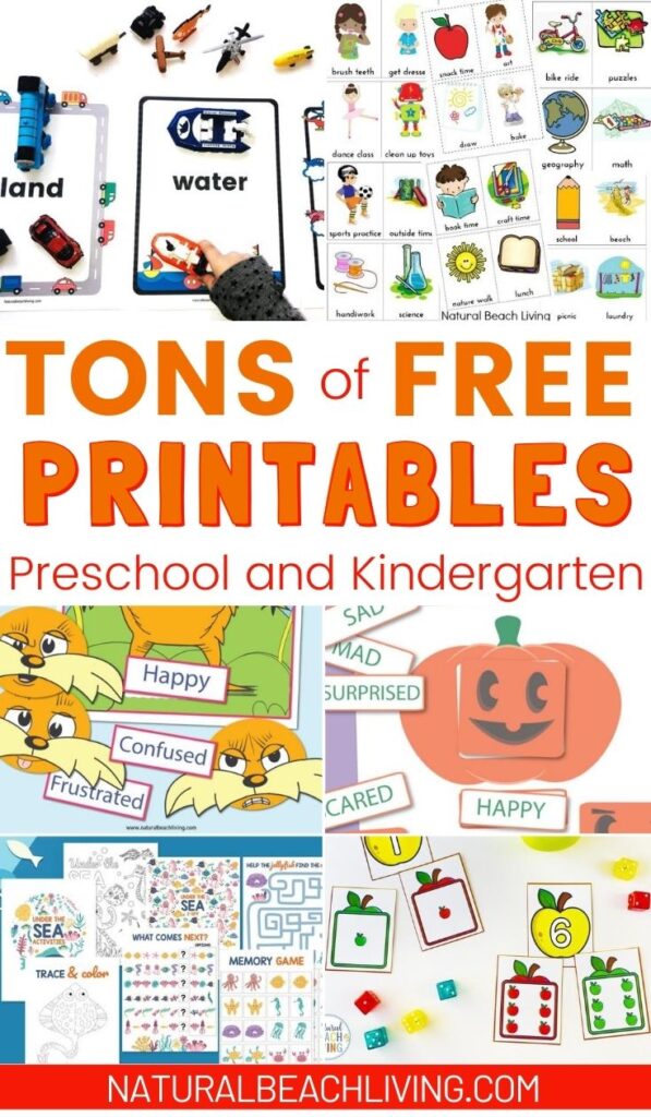 Are you looking for free printable activities for kids? These math, science, and literacy printables cover a variety of skills, themes,  and levels of ability. All of your preschool printables and activities can be found here. 