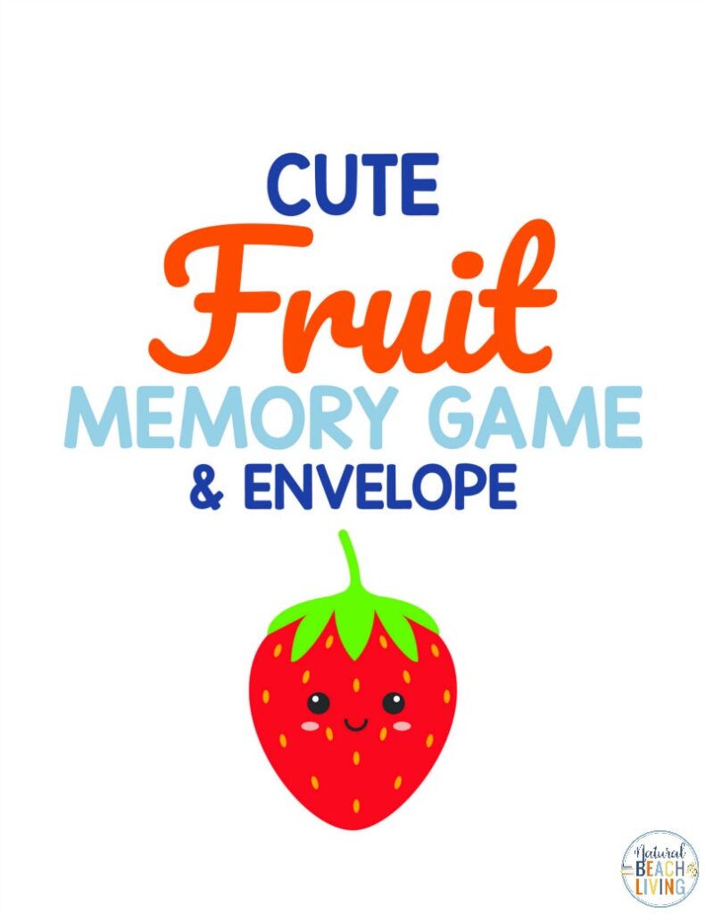 This Fruit Matching Game Printable is a fun activity to add to any health or nutrition theme, Enjoy Healthy eating lesson plans with these printable fruit cards and nutrition activities for preschoolers! Health Activities for Kids and Printable Worksheets for Nutrition