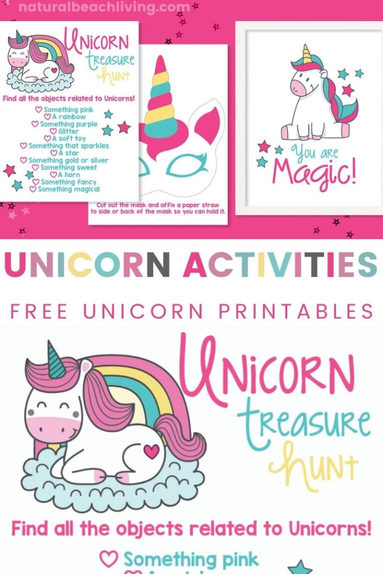 80+ Unicorn Activities, Crafts, Printables and Party Ideas - Natural ...