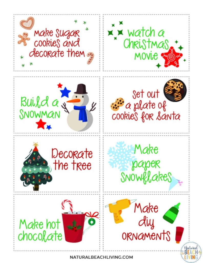 Fun and Free Christmas Advent Envelopes and Notes, These Homemade Advent Calendar Ideas are easy and make Christmas Planning exciting. Advent Calendar Activity Cards & Numbers for Envelopes, A great Countdown Christmas with Christmas Activities and Family Activities
