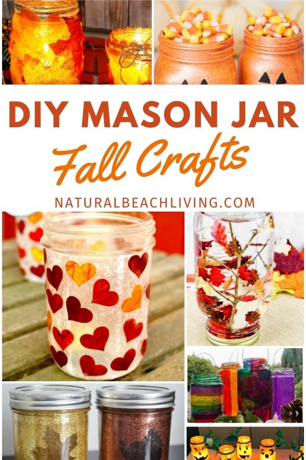 19+ Mason Jar Crafts for Fall, Mason Jar Crafts DIY, Halloween Mason Jar crafts and Mason Jar Crafts for Kids, These Easy Fall Crafts and DIY Fall Decor are just what your house needs to bring in the lovely season. Add a little Fall Mason Jar Centerpiece to your craft list this year.