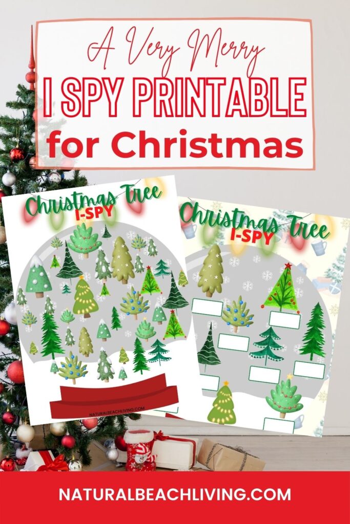 Free Printable Christmas I Spy Printables - Natural Beach Living